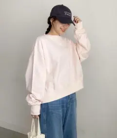 【限定値下】PICHI オーバーサイズスウェット　ピンク