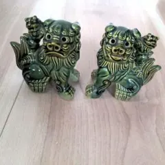緑色の石製象の彫刻 2体セット - メルカリ