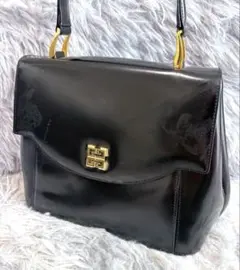 GIVENCHY ヴィンテージ レザー ハンドバッグのサムネイル