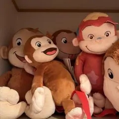 全て新品タグ付き】おさるのジョージ ぬいぐるみ パペット 8点セット 