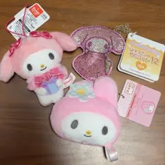 マイメロディ ぬいぐるみマスコットほか 3種セット