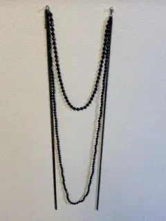 ロング4連ネックレス