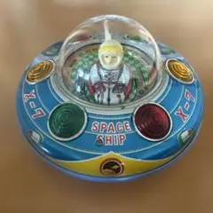 ブリキのおもちゃ 増田屋コーポレーションX-7宇宙円盤 スペースシップ