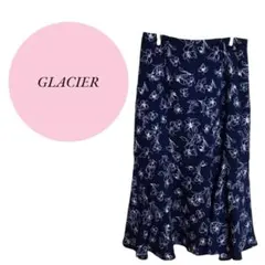 【グラシア】GLACIER♡花柄プリント♡総丈♡ フレアスカート【L】華やか