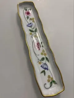 リモージュ　花柄 陶器製 トレイ　皿のサムネイル