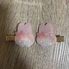 マイメロ 前髪クリップ ヘアクリップ 粧美堂 ベビーピンク