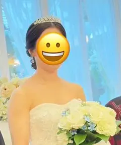 （Bride me）花モチーフ ウェディングドレス用イヤリング