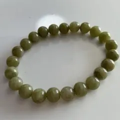 天然石 ブルージェイド ブレスレット 平和 - メルカリ