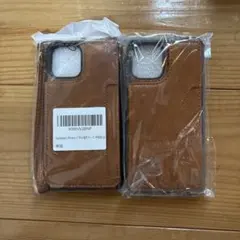 iPhone 11 Pro 手帳型ケース ブラウン ストラップ付き