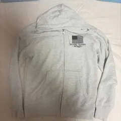AVIREX フライングタイガー ジップパーカー グレー M