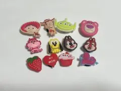 ディズニー・他 ジビッツ クロックス用アクセサリー 12個セット