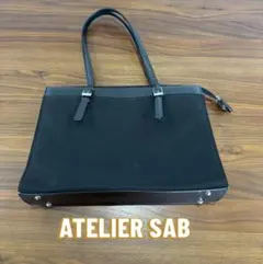 ATELIER SAB ブラック ビジネスバッグのサムネイル