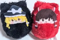 東方Project くるみたぴぬい 博麗霊夢 霧雨魔理沙