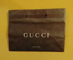 GUCCI 紙袋 ショップ袋 ダークブラウン