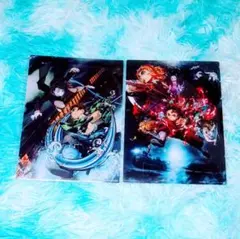 鬼滅の刃 無限列車編 クリアビジュアルポスター ２枚セット