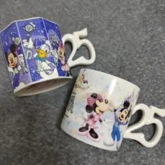 13日限定価格！ディズニーランド開園25周年記念スーベニアマグカップ2個セット