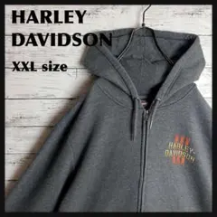 【入手困難‼︎】ハーレーダビッドソン◇XXL フルジップ パーカー D245
