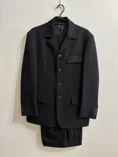 Monsieur LEMERE セットアップ スーツ ブラックワイドスラックス