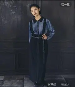 【新品】niko and...（ニコアンド）ヘリンボンナロージップスカート