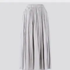 ユニクロ UNIQLO ギャザーロングスカート ポケット付