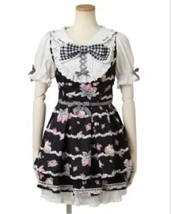 LIZLISA Creamy Berry柄セットアップ ブラック