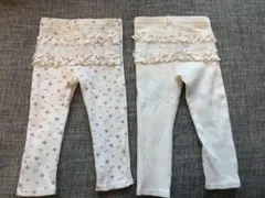 プティマイン　バックフリルレギンス　80 90