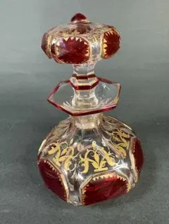 オールドバカラジャポニズム様式 エナメル彩木花瓶 刻印有り。 - メルカリ