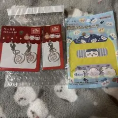ちいかわプチチャーム　2P ちいかわ、モモンガ、古本屋 各1つ