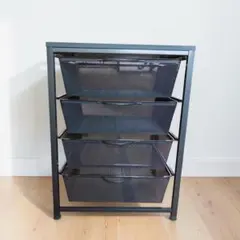 コストコ スチール製 4段メッシュ収納ラック 完成品のサムネイル