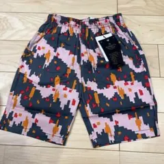 MARKEY'S ハーフパンツ シェフパンツ 100 グレー モザイク柄