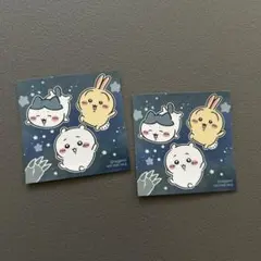 ちいかわポップアップストア　ノベルティステッカー2枚セット