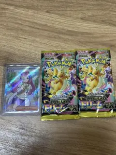 ポケモンカード ミモザ sr+ メガドリームEXパック2個