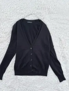 コムサイズム　薄手カーディガン　レディース　M ブラック