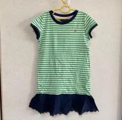 未使用　ラルフローレン　6X/125cm グリーンワンピース