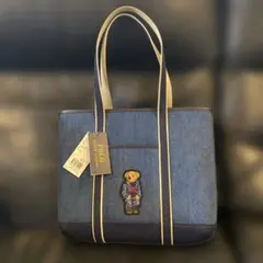POLO RALPH LAUREN デニムトートバッグ　⭐︎最終お値下げ！