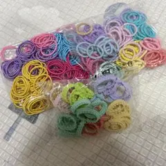 み*❁様 【342本】ヘアゴム 赤ちゃん ベビー 髪ゴム ヘアアレンジ カラフル