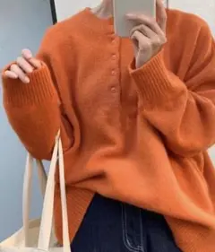 Girly Doll ヘンリーネックニットのサムネイル