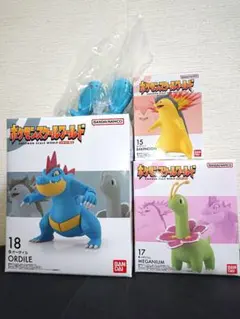 ポケモンスケールワールド オーダイル メガニウム バクフーン ソーナンス