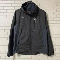 asics アシックス ジャケット ジップアップパーカー M ブラック