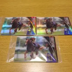 サラブレッドホースコレクションツインウエハース第4R オルフェーヴル 3枚セット