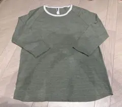 マーガレットハウエル　MHL. 七分丈　Tシャツ　Lサイズのサムネイル