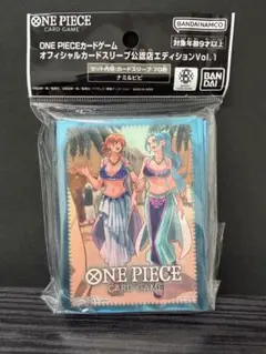 ワンピースカード ナミ＆ビビ スリーブ 新品未開封のサムネイル