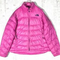 人気色✨️ノースフェイス ダウンジャケット 700フィル 極暖 軽量 ピンクL