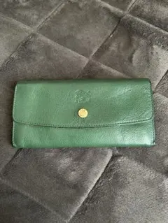 ダ*ナ様 イルビゾンテ 長財布 グリーン
