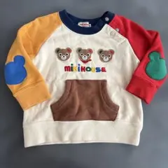 ミキハウス　トレーナー　80 プッチーくん　華やか可愛い