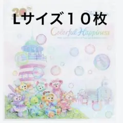 ディズニーリゾート　ダッフィーフレンズ 2周年　ショッピング袋　　Lサイズ