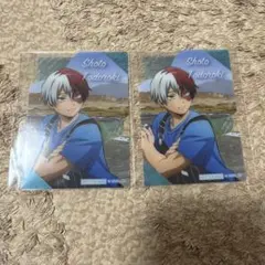 ヒロアカ　ヒーロープラザ　特典　クリアカード　轟焦凍　2枚セット