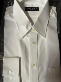 CHARLEY BAY ホワイトドレスシャツ 40