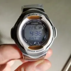 CASIO Baby-G シルバー デジタル腕時計