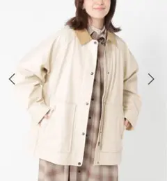 studio CLIP 襟切り替え　ワークジャケット スタディオクリップ